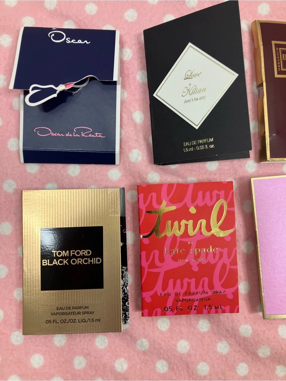 8 Samples - Designer fragrance